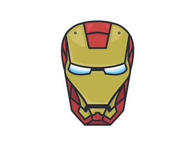 Daily Design 030 - Iron Man Mask Illustration daily design illustration iron man