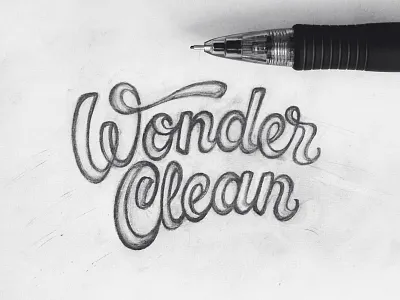 Wonder pencil sketch