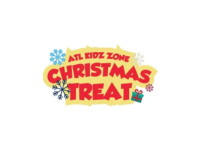 ATL Kidz Zone Christmas Treat brand brand id brandmark clean concept identity logo logotype methodologi minimal typography