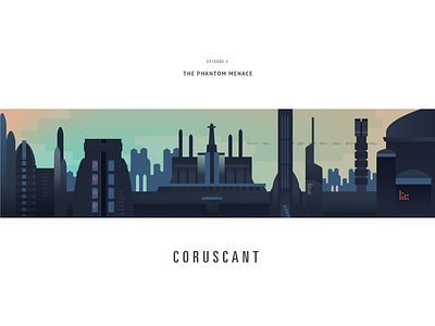 coruscant coruscant episode 1 jedi planet star wars
