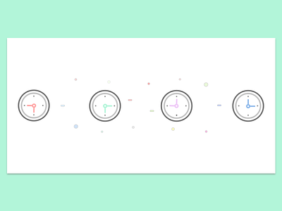 World Clocks Illustration clock cover picture design illustration sketch sketchapp startup tech