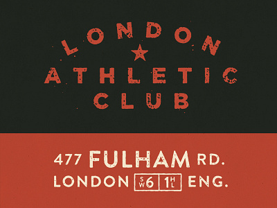 LAC address athletic brotesque club grotesque london typography