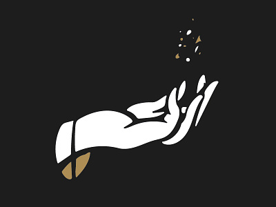lil bit o magic hand illustration magic wizard