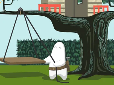 Java Driver building color disney friends illustration mascot rethinkdb tech thinker working