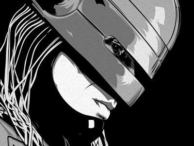 Robocop action fan art film illustration illustrator movie poster robocop scifi vector