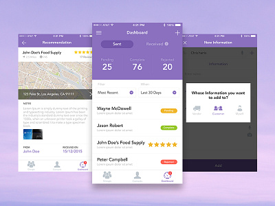 iPhone App UI/UX app design flat ios iphone ui ux