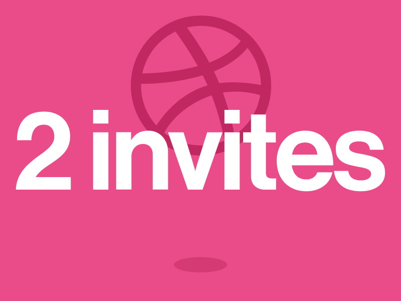 Join the game 2x dribbble invitations invites