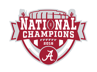 Alabama NC logo 2016 alabama champions crimson tide football