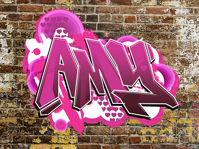 Newborn Amy amy babycard graffiti illustration