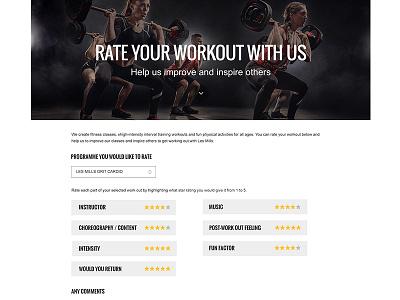 Les Mills Review advanced backend management cms web design london web developement website design