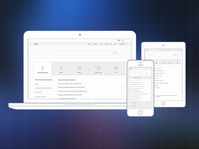 Selfcare Environment desktop mobile rwd selfcare tablet ui ux wireframes