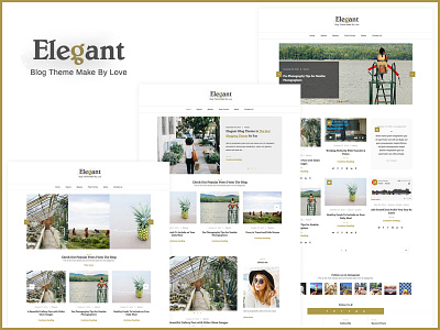 Elegant - Simple and Minimal Blog Theme blog clean minimal simple theme wordpress