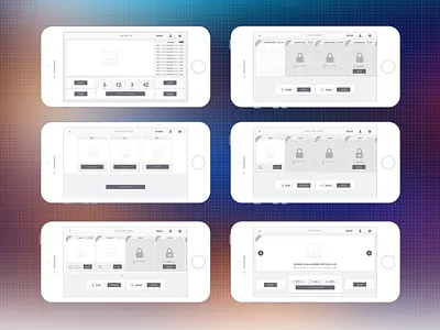 Gameflow app flow game gameflow mobile native rapid prototyping ui wireframes