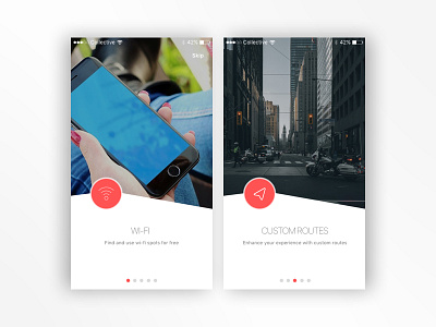 Walkthrough app blur ios 9 mobile shadow tutorial ui ux walkthrough