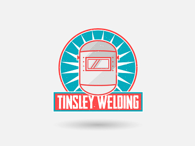 Tinsley Welding Logo branding design logo vintage welding