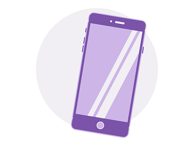 Cellphone Illustration cellphone icon illustration ios phone smartphone technology vector