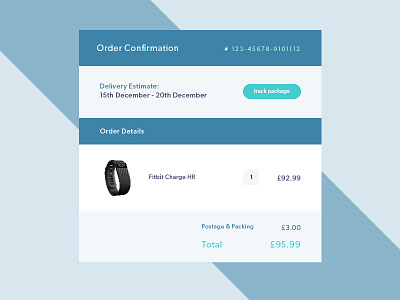 017 Email Receipt 017 dailyui email email receipt receipt ui