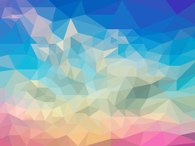 Triangle-shaped sunset graphic design sunset triangles