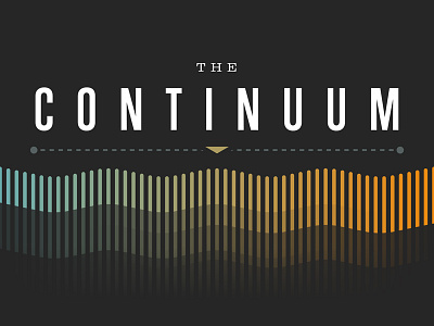 The Continuum clean continuum data gradient graph range spectrum vector waves