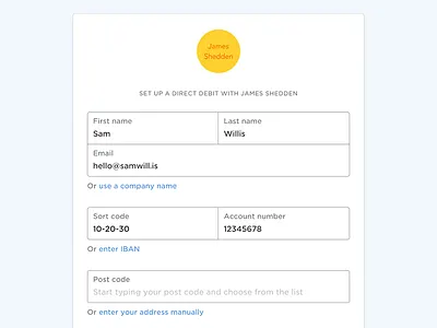 New payment page design! form payment page