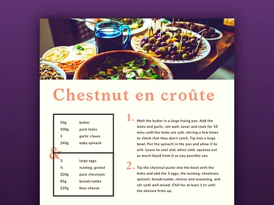 Recipes dailyui recipes sketch