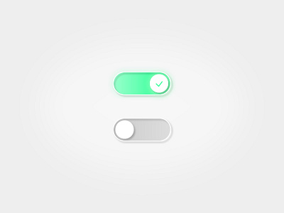 Daily UI 015 | On/Off Switch app clean daily ui dailyui fluid green mobile on off switch