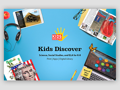 Fun Catalogue Cover cover elementary kids magazine mockup school