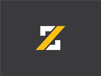 Z brand construction identity illustration letter logo logotype mark symbol z