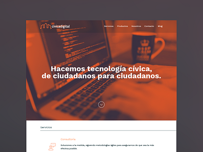 Civica Digital Website ui ux website