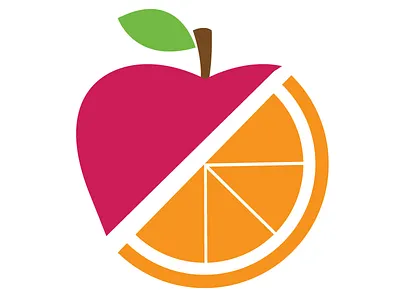 Brandmark Concept apple branding colorful conceptual healthy illustration logo orange wip
