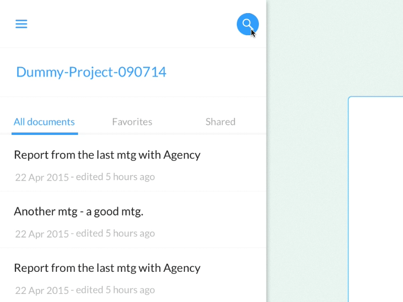 Search Interaction notepad sneak peek