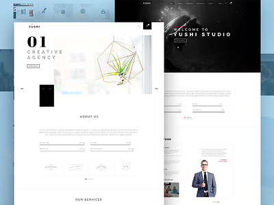 Yushi Theme Ver1 agency creative template web