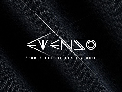 EVENSO design fashion fitness logo man sports visual