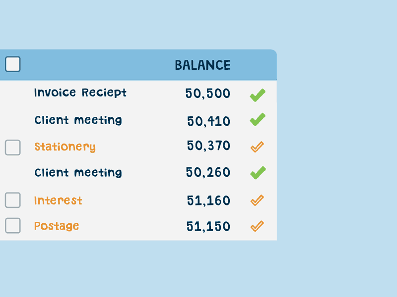 Bulk Approval Animation animation user interface