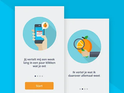 dailyUI #023 - Onboarding 023 app daily dailyui food hapsnapp onboarding ui ux