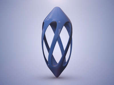 Spindle 3d abstract animation design model spindle webshocker