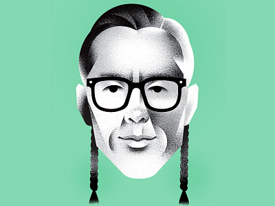 Cary Fukunaga — GQ Magazine cary fukinaga director editorial film gq illustration magazine portrait