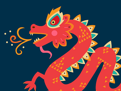 Celebration Dragon chinese new year dragon illustration lunar new year