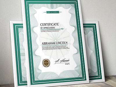 Simple Multipurpose Certificate GD039 achievement award certificate classical clean company corporate decorative diploma frame gift voucher