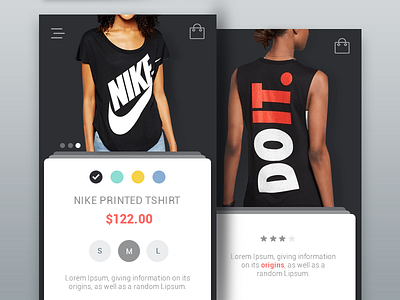 Daily UI #38 - Shopping Cart 2d ecommerce experience fashion nike product shop shopping cart store ui ux view