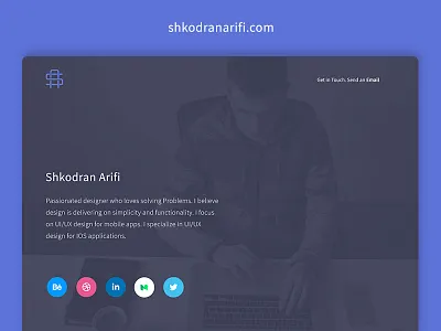 My Personal Website design personal ui ux website