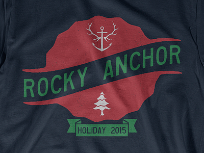 Rocky Anchor Holiday Tee anchor charity christmas holiday rocky