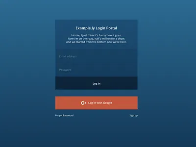 Login Page login page web