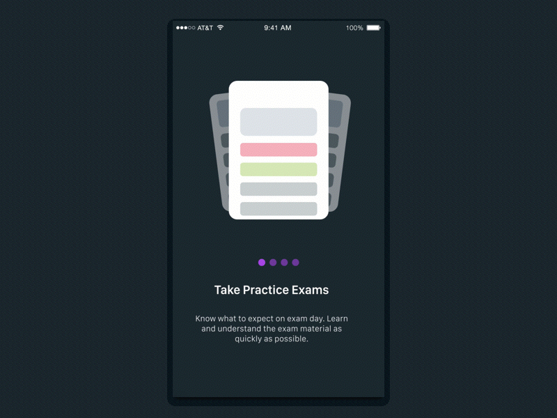 Onboarding Animation animation design exams experience illustration ios joe mobile norton onboarding principle savvy