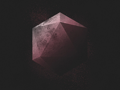 ODESZA Seattle Poster Series (Night 3) dan kuhlken dkng geometry icosahedron logo nathan goldman odesza planet texture vector