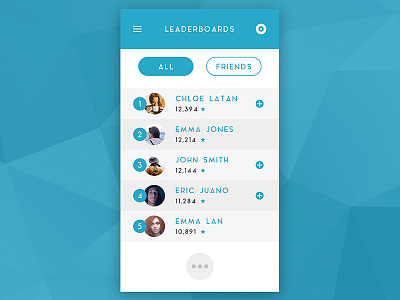 Daily UI : #019 // Leaderboard dalyui day19 leaderboard ui ux