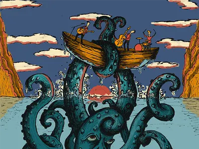 Squid Have Them All art concept fun illustration music squid
