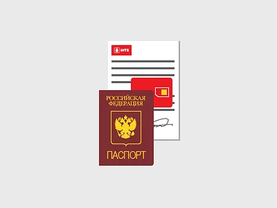 My MTS agreement illustration app application illustration mobile operator mts passport russia telecommunications ui мтс