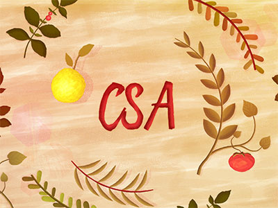 CSA agriculture animation community csa leaf organic plants supported transition twig