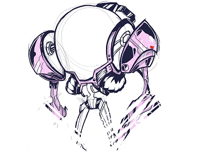 KickAsser art concept gamedesign gamedev robot sketch